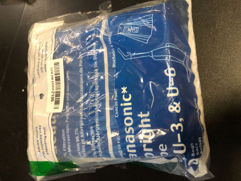 Photo 1 of EnviroCare Replacement Micro Filtration Vacuum Cleaner Dust Bags made to fit Eureka Style T Canisters 9 bags