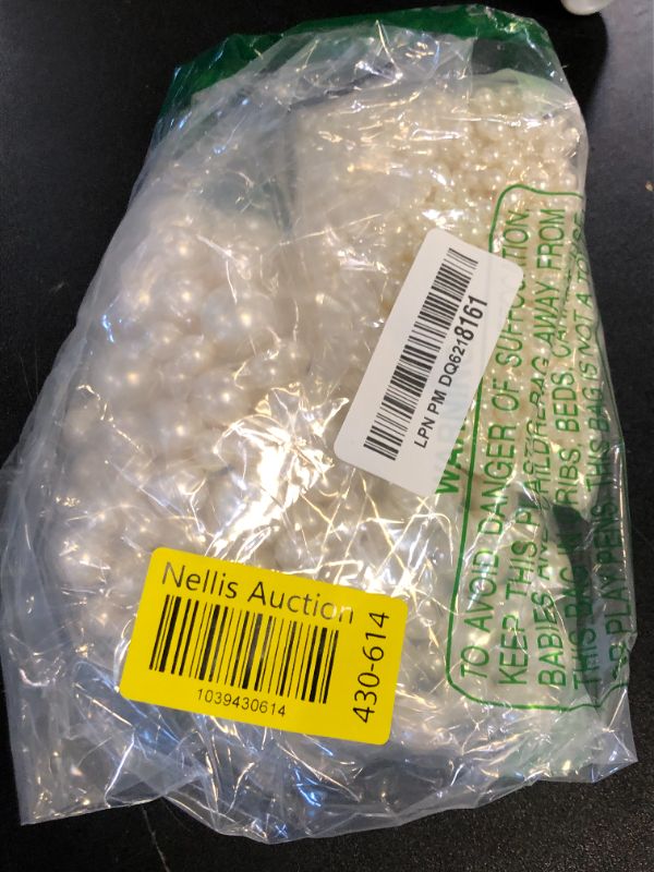 Photo 1 of 2000PCS Pearls for Crafting, Ivory No Hole Beads for Centerpieces Vases, Assorted Sizes Bulk Fake Pearls Beads for Vase Filler, Candles Centerpiece, DIY Crafts, Jewelry Making (4/6/8/10/14/20mm)