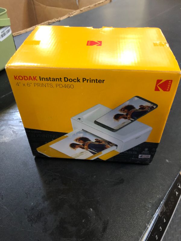 Photo 1 of KODAK Dock Plus 4PASS Instant Photo Printer (4x6 inches) + 10 Sheets