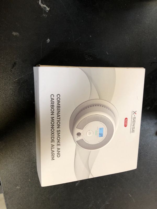Photo 1 of X-Sense 10-Year Battery Combination Smoke Carbon Monoxide Alarm Detector with Large LCD Display (Standalone Model)