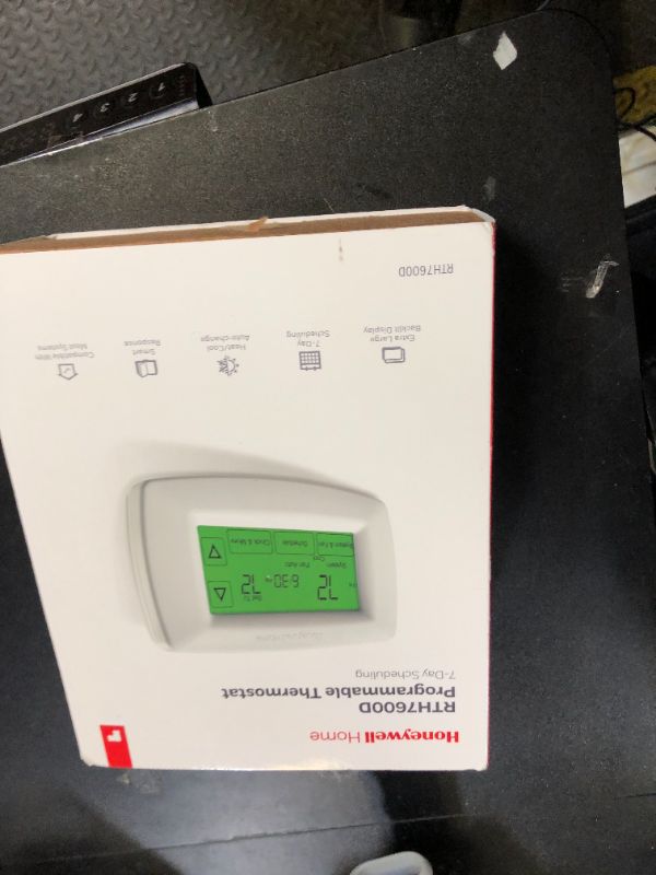 Photo 1 of Honeywell Home RTH7600D 7-Day Programmable Touchscreen Thermostat, White