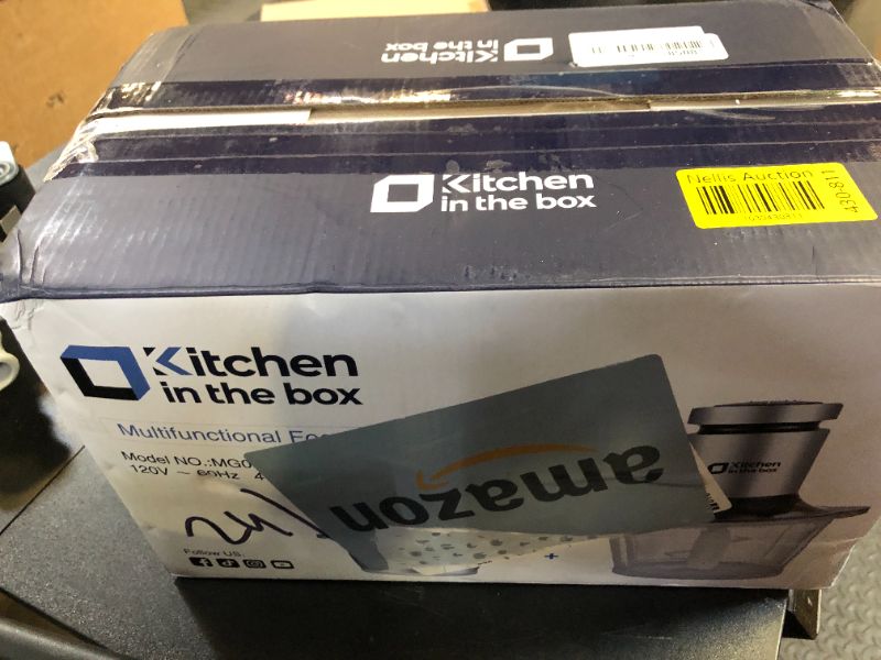 Photo 1 of Kitchen in the box Food Processors,400W All-Copper Motor Meat Grinder & Food Chopper - Electric Vegetable Chopper with 2 Bowls(8 Cup+8 Cup) & 2 Bi-Level Blades for Meat/fish/Vegetable/Baby Food