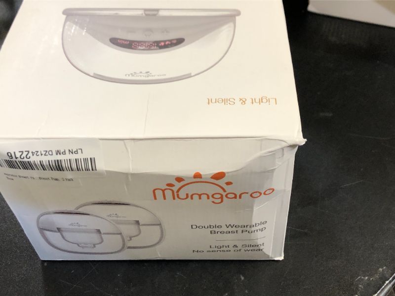 Photo 1 of Breast Pump Hands-Free, Wearable Breast Pump, Portable Electric Breastfeeding Pump with Smart Display, 3 Modes & 12 Levels, 24mm Flange Insert, 2 Pack