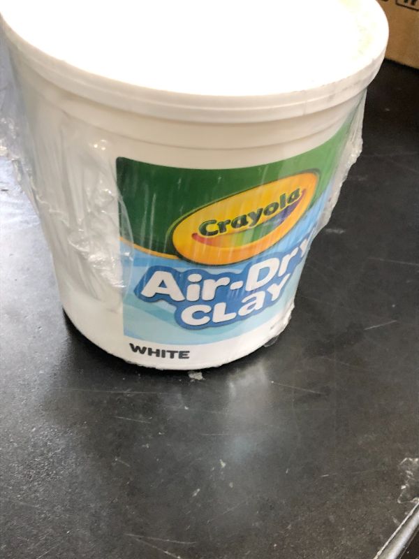 Photo 1 of Crayola Air Dry Clay (5lbs), Natural White Modeling Clay for Kids, Sculpting Material, Bulk Craft Supplies, Teacher Classroom Must Haves for School