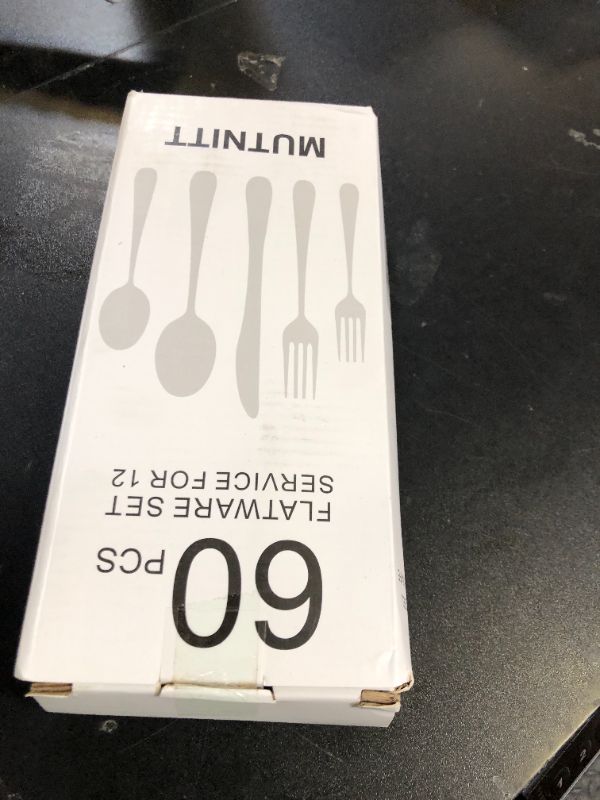 Photo 1 of 60 Pcs Rose Gold Silverware Set Service for 12, Premium Stainless Steel Flatware Set, Cutlery Utensil Sets, Durable Home Kitchen Eating Tableware Sets, Include Fork Knife Spoon, Dishwasher Safe