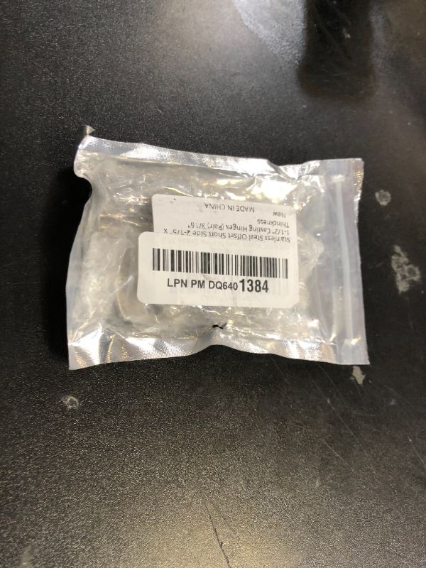 Photo 1 of NRC&XRC Heavy Duty Marine Grade 316 Stainless Steel Offset Short Side 2-1/5" x 1-1/2" Casting Hinges (Pair) 3/16" Thinckness for Door, Cabinet of Boat, RVs