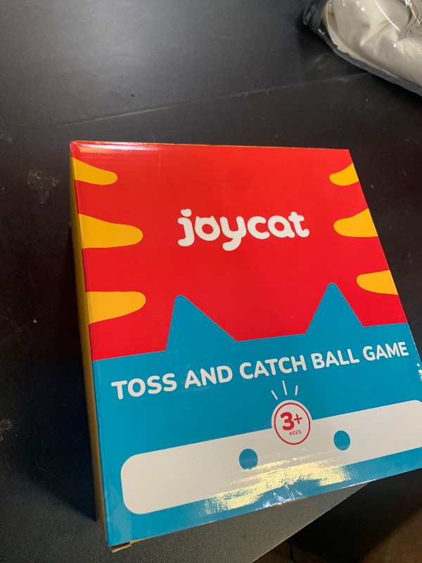 Photo 1 of JoyCat Toss and Catch Ball Game,Light Up Toddler Kids Baseball Glove,Beach Pool Toys,Yard Games Sports Outdoor Toys,Easter Basket Stuffers,Birthday Gifts for 3+ Boys Girls (2 LED Paddles 2 Balls)