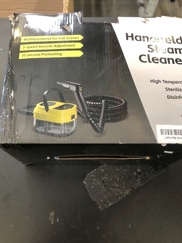 Photo 1 of Steam Cleaner,15s Heat-Up,1.6L Tank,3-Level Adjustable Handle,2500W Steamer for Cleaning,Portable Steamer for Cleaning with 16PCS Accessories,Steam Cleaner for Home,Car,Dirt,Grease,Grout,Tile,Couch