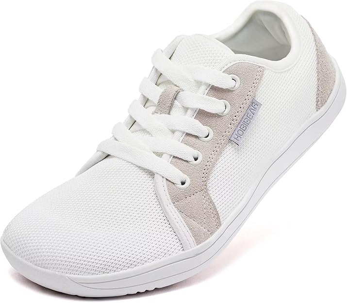 Photo 1 of Mens Barefoot Minimalist Shoes Wide Width Toe Box Fashion Low Drop Sneakers Lightweight Road Running Walking Tennis Lace Up Casual Mesh Minimus Comfy Loafer Nurse Golf Workout Work Drving Travel S 39