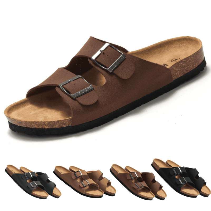 Photo 1 of Borwn buckle sandals 