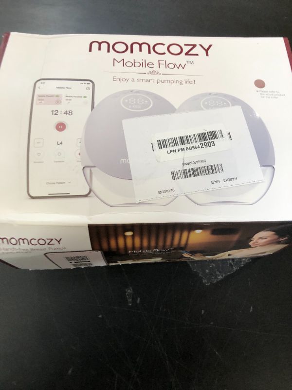 Photo 1 of Momcozy Breast Pump Hospital-Grade, Hands Free Breast Pump App with Leak-Proof DoubleFit Flange, Personalized Multi-Modes & 15 Levels, 2 Count