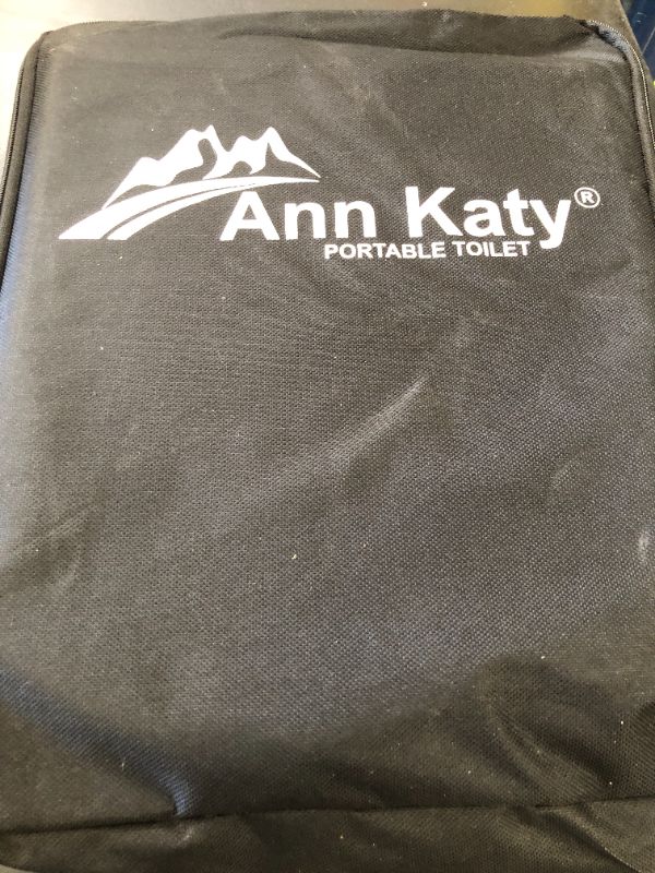 Photo 1 of Ann Katy Upgrade XL Portable Toilet for Adults, Extra Large Portable Travel Floding Camping Toilet, Camping Tall Toilets with Lid for Kids Compact Potty for Car,Hiking,Beach,Toilet Storage Stool