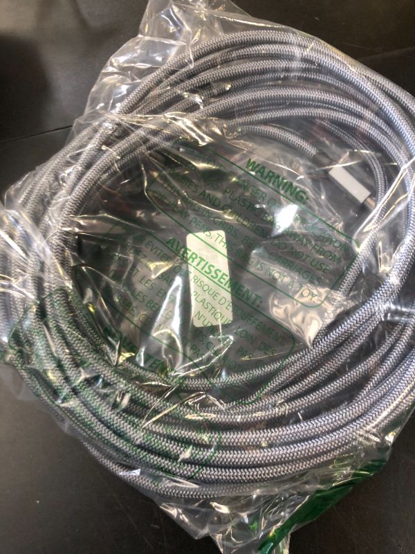 Photo 1 of Capshi 30ft 8K 4K@120Hz HDMI Cable 2.1, 48Gbps High Speed Cord for PS5/4, TV, Gaming Console, Monitor, 8K@60Hz, 2K@240Hz, 144Hz, Support HDR, eARC, DTS:X, HDCP 2.2 & 2.3, Braided, Grey
