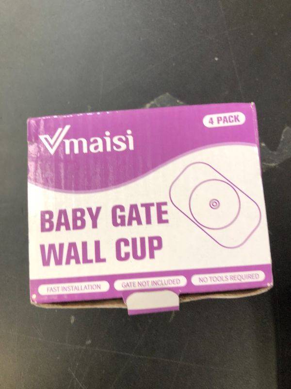 Photo 1 of vmaisi WS-04White Wall Guard for Pressure Gates, 4Pk White