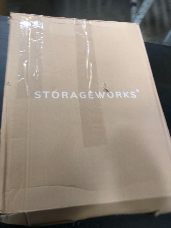 Photo 1 of StorageWorks Large Under Bed Storage Containers with Handles and Label Holder, 2 Pack Ultra-thick Fabric Underbed Bins, Closet Organizer for Clothes, Blankets, Sweater