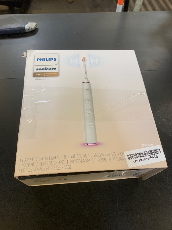 Photo 1 of Philips Sonicare DiamondClean Smart 9700 Electric Toothbrush, Sonic Toothbrush with App, Pressure Sensor, Brush Head Detection, 5 Brushing Modes and 3 Intensity Levels, Rosegold, HX9957/81