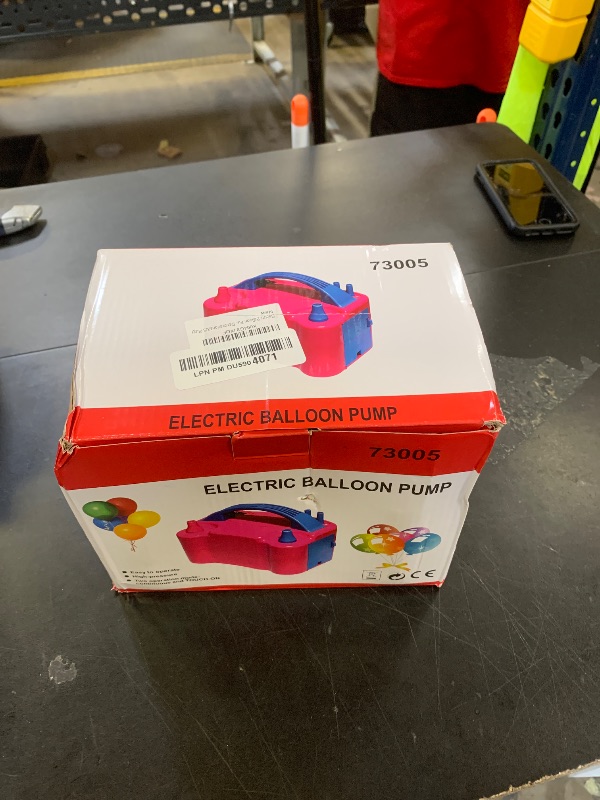 Photo 1 of Portable Electric Balloon Pump, Balloon Pump Electric for Quick Production Balloon Arches, Automatic Balloon Air Pump Dual Nozzle Inflator for/Party/Wedding Decorations etc (US Plug)