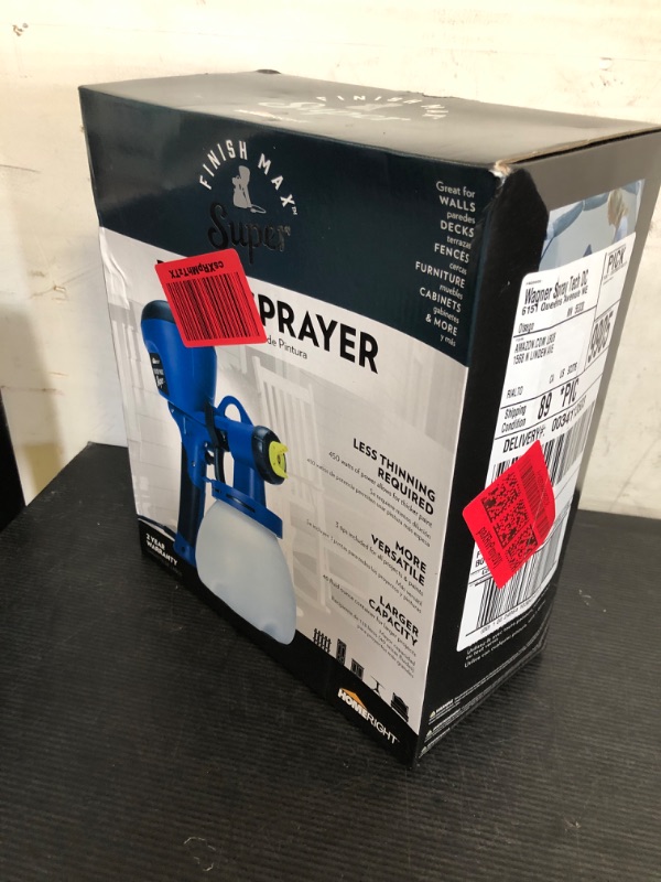 Photo 1 of HomeRight C800971.A Super Finish Max, Includes 3 Brass Spray Tips, 3 Spray Patterns, Easy to Clean HVLP Paint Sprayer, Great for Furniture, Cabinets, Trim & More, Sprays Stains, Sealers & Latex Paints