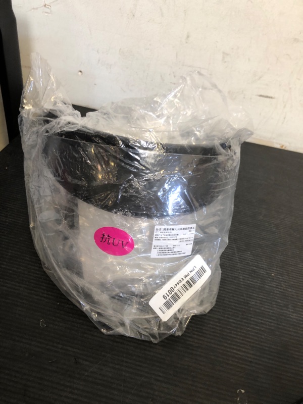 Photo 1 of WANCAR Retro Universal Standard 3-Snap Open Face Motorcycle Helmets Flip Up Face Visor Wind Shield Lens(Clear)