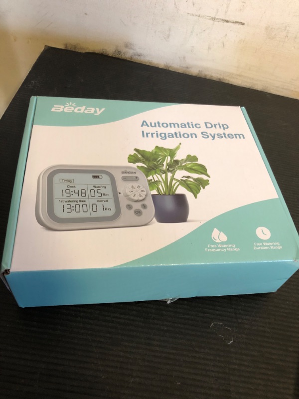 Photo 1 of Automatic Plant Waterer Indoor Self Watering System for 15 Potted Plants, Auto Drip Irrigation Kit Programmable Water Timer with Smart Humidity Detection