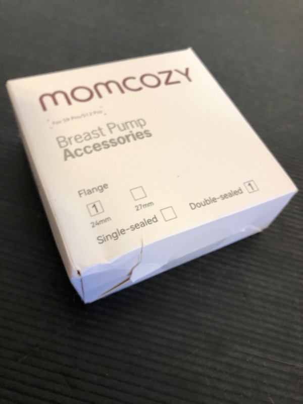 Photo 1 of Momcozy Original S9 Pro/S12 Pro Replacement Accessories, Only Compatible with Momcozy S9 Pro/S12 Pro Breast Pump NOT for S9/S12(Double-Sealed Flange 24mm,1 Pack)