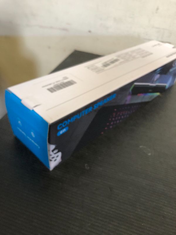 Photo 1 of LENRUE G11 Computer Speakers for Desktop, Touch Lights PC Speakers with Surge Clear Sound, USB C/USB Powered for Computer Desktop PC Laptop Monitor