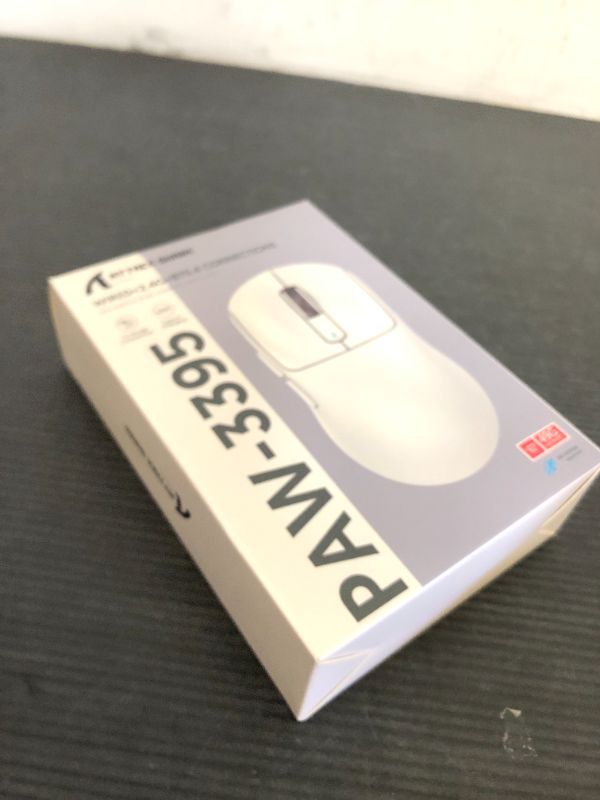 Photo 1 of ATTACK SHARK X3 Wireless Gaming Mouse, 49g Ergonomic Computer Mouse, Triple Modes PAW3395 26K DPI Optical Sensor, 200h Battery Life, Programmable Buttons, Gaming Accessories for PC/Laptop/Mac(Orange)