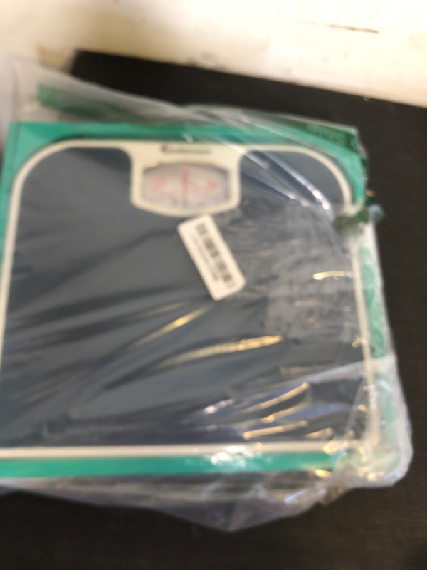 Photo 1 of Adamson A21 Analog Scales for Body Weight - Up to 300 LB - New - Anti-Skid Rubber Surface + Large Numbers - Analog Bathroom Scale - Affordable - Durable with 20-Year Assurance - Blue