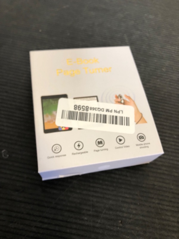 Photo 1 of Kindle Page Turner Remote for Reading and eReaders, TikTok Remote Control, Camera Video Recording Remote Triggers, Page Turner for Kindle, iPhone, iPad, Android, Tablets with Wrist Strap