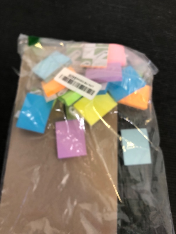 Photo 1 of  Sticky Notes 1.5x2 in, 8 Colors Post Self Sticky Notes Pad Its, Bright Post Stickies Colorful Sticky Notes for Office, Home, School, Meeting, 75 Sheets/pad