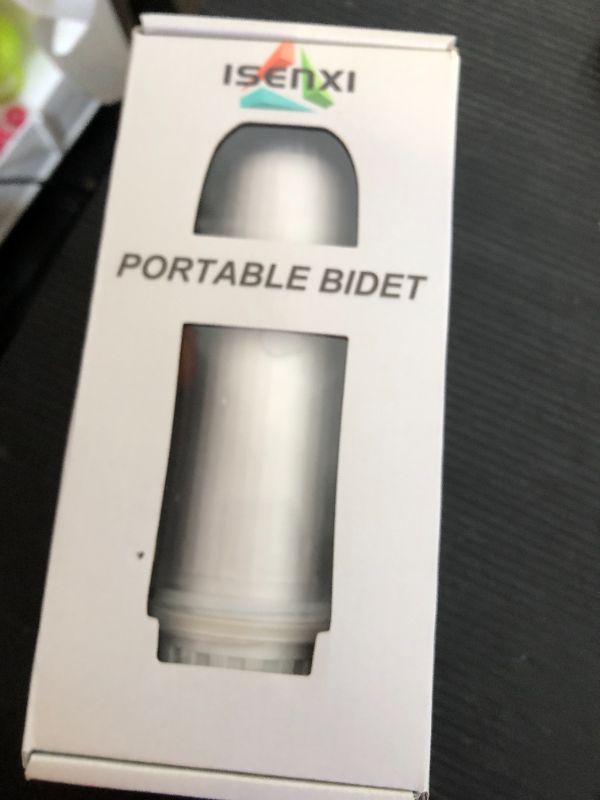 Photo 1 of ISENXI Portable Bidet for Travel & Toilet Use - Handheld Bidet with Adjustable Nozzle, Electric Bidet, Reusable & Compact Design - Ideal for Postpartum Care, Baby, Elderly, Camping (White)