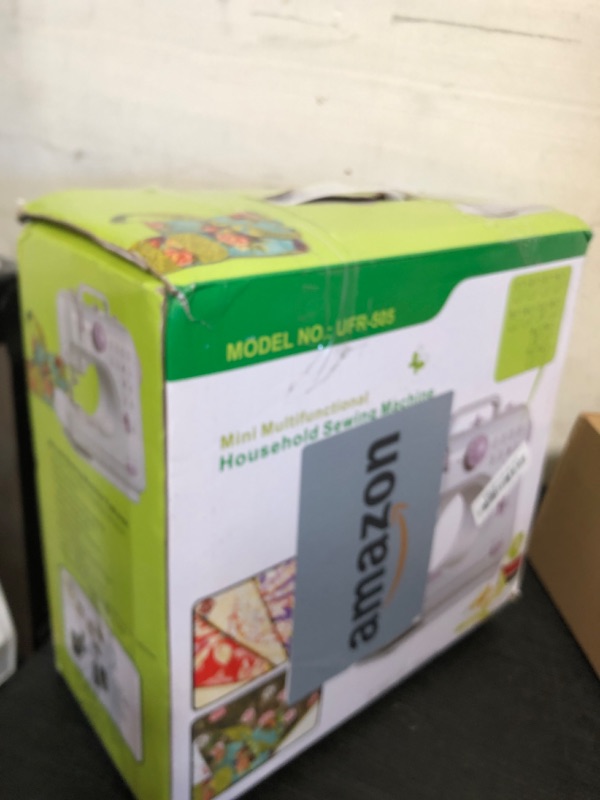 Photo 1 of Mini Sewing Machine for Beginner by Galadim - Small Electric Sewing Machines with 2 Speed 12 Built-in Stitch Patterns GD-054-A14