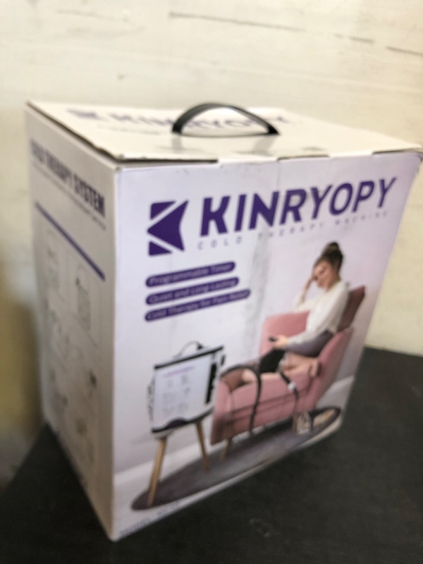 Photo 1 of Cold Therapy Machine with Programmable Timer, Portable Ice Machine for Knee After Surgery, Knee Replacement Recovery System, Cryotherapy Pain Relief w/Compression Pad for,Shoulder, Hip and Ankle