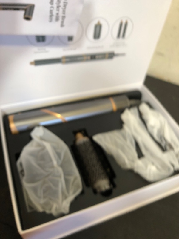 Photo 1 of Easywave Air Wrap Hair Styler: Flexible 5 in 1 Styling & Drying System, Professional Hot Air Brush Set for Fast Drying, Curling, Volumizing, Smoothing & Styling, Oval Brush, Concentrator
