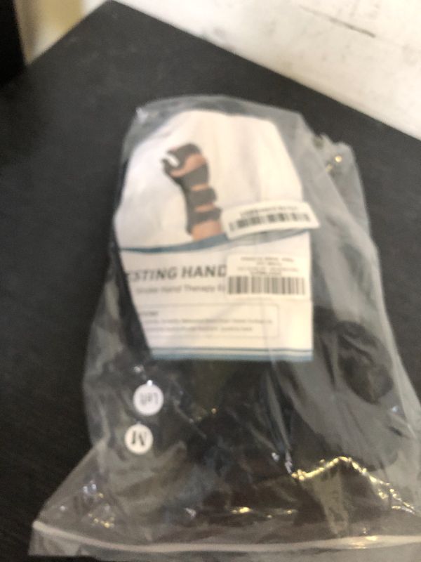 Photo 1 of Fanwer Resting Hand Splint with Finger Separators - Hand Brace for Finger Contractures - Night Immobilizer Support for Carpal Tunnel Wrist Pain - Thumb Stabilizer Strap For Correction & Comfort (Left)