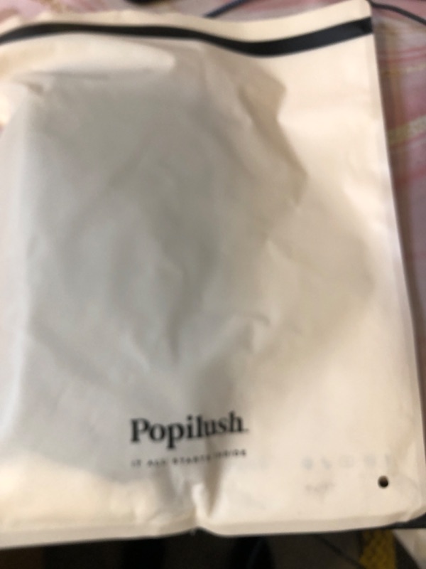 Photo 1 of Popilush Shapewear Faux Leather Skirts with Built in Shapewear Tummy Control High Waist Mini Skirt with Shaper for Women