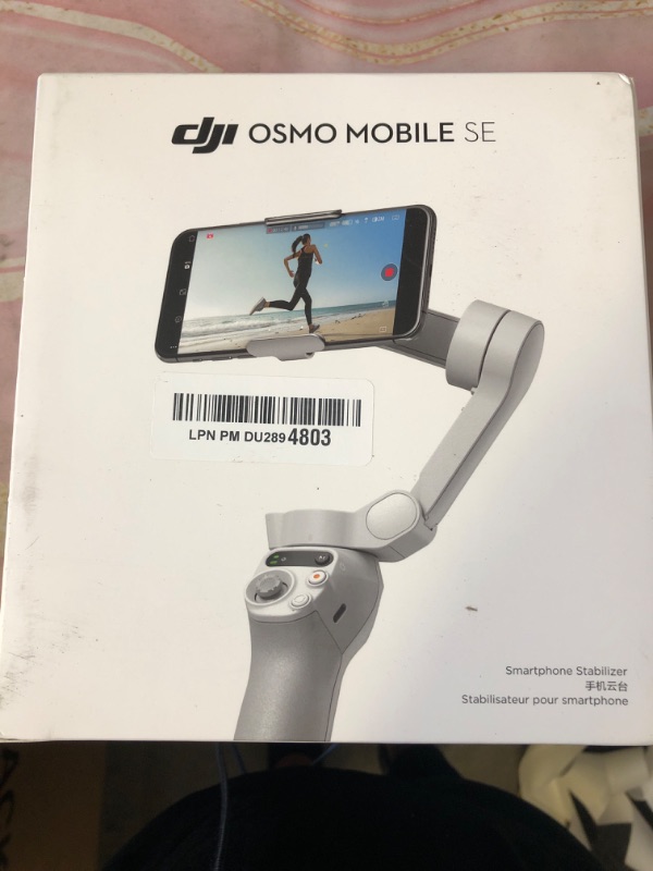 Photo 1 of DJI Osmo Mobile SE, 3-Axis Phone Gimbal, Portable and Foldable, Gimbal Stabilizer for iphone, Andriod, ShotGuides, ActiveTrack 6.0, Vlogging Stabilizer for Youtube, TikTok, Travel
