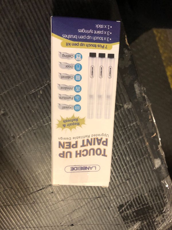 Photo 1 of LANBEIDE Refillable Touch Up Paint Pens, 3Pcs Paint Brush Pens for Walls Repair, Furniture Repair Kit for Drywall, Wood Floors, Cabinets, Windows, Doors, Desks 6ML
