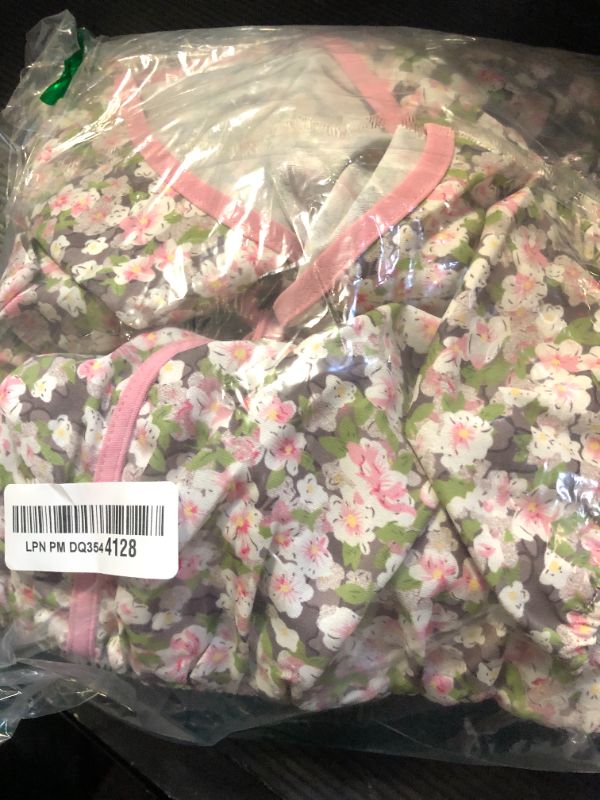 Photo 1 of Casual Summer Dresses for Women 2025 Floral Flowy Long Midi Dresses Green Pink S