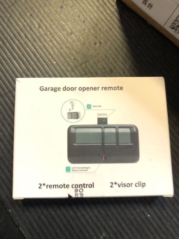 Photo 1 of 2 Replacement for Liftmaster Chamberlain Sears Craftsman 893MAX Garage Door Opener Remote 2 Pack