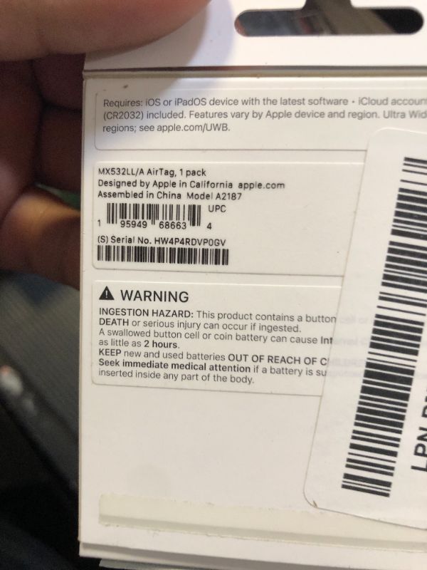 Photo 1 of Apple AirTag
