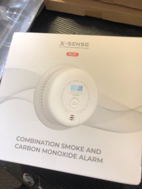 Photo 1 of X-Sense  Detector Carbon Monoxide Detector Combo, 10-Year Battery Smoke Detector with Display, Standalone Model SC01, Single Pack