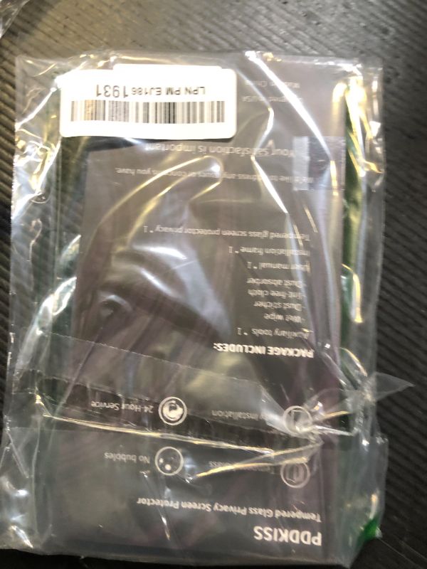 Photo 1 of PDDKISS Compatible for iPhone 16 Pro Privacy Screen Protector Tempered Glass 6.3 Inch, Pink Gradient Anti Spy Anti Blue Light HD Easy Installation