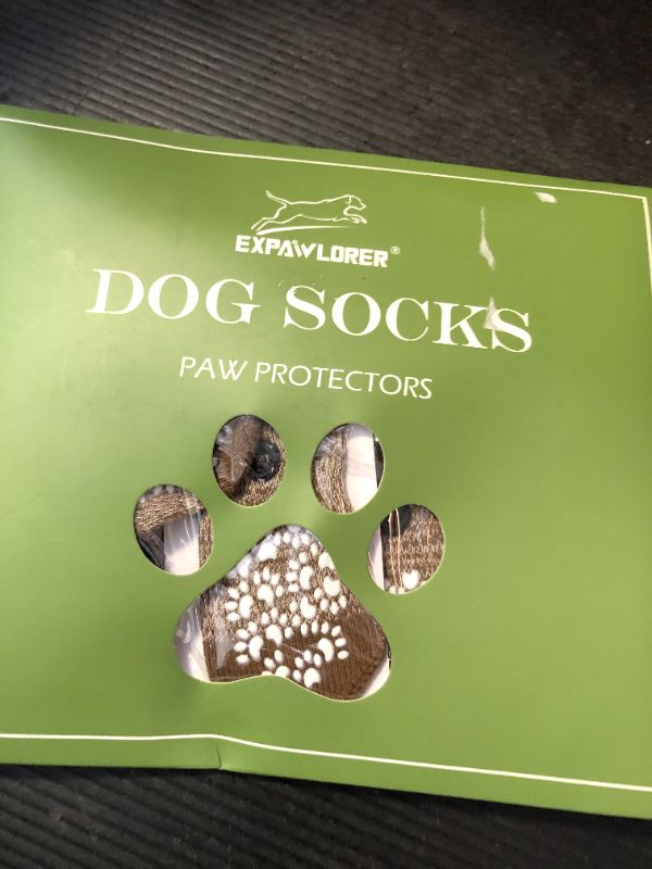 Photo 1 of EXPAWLORER 6PCS Anti-Slip Dog Socks to Prevent Licking Paws,Dog Shoes for Hot Pavement,Best Paw Protector Traction Control on Hardwood Floor,Dog Booties for Puppy Small Medium Large Senior Dogs