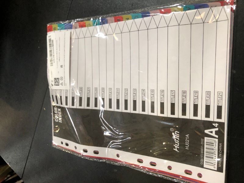 Photo 1 of 21 Tab A-Z Binder Dividers, 3 Ring Plastic Binder Dividers with Tabs Multicolor Alphabet Dividers for 2/3/4/11 Ring Binders, Letter Size (8.2×11.6 Inch)
