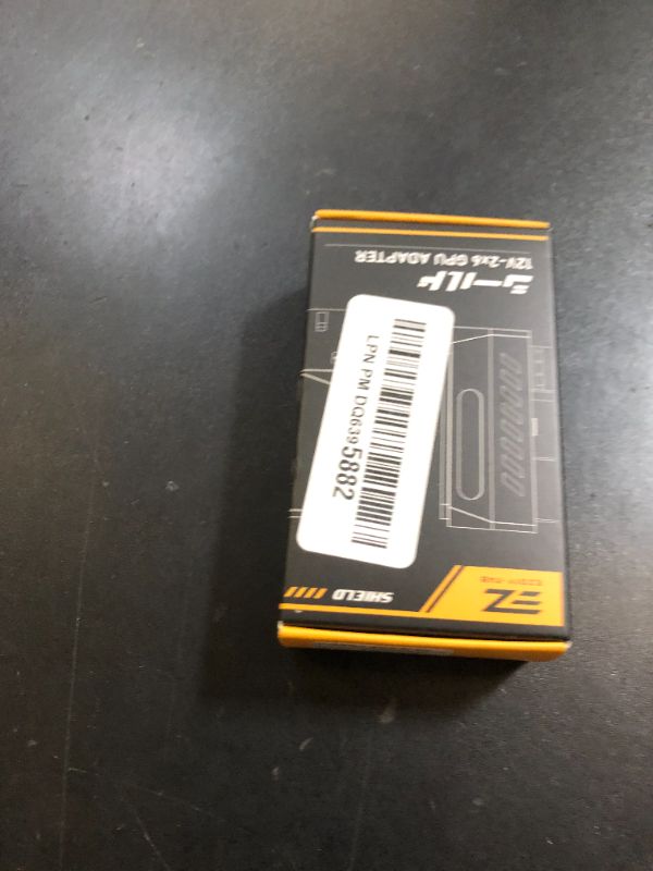 Photo 1 of EZDIY-FAB PCIe 5.1 Adapter - 600W 12+4pin,16pin 12VHPWR GPU Power Connector,12V-2x6 GPU Adapter,90 Degree Right Angle - Compatible with RTX 3090Ti, 4070Ti, 4080, 4090 GPU -STD Type, Black, 1 Pack