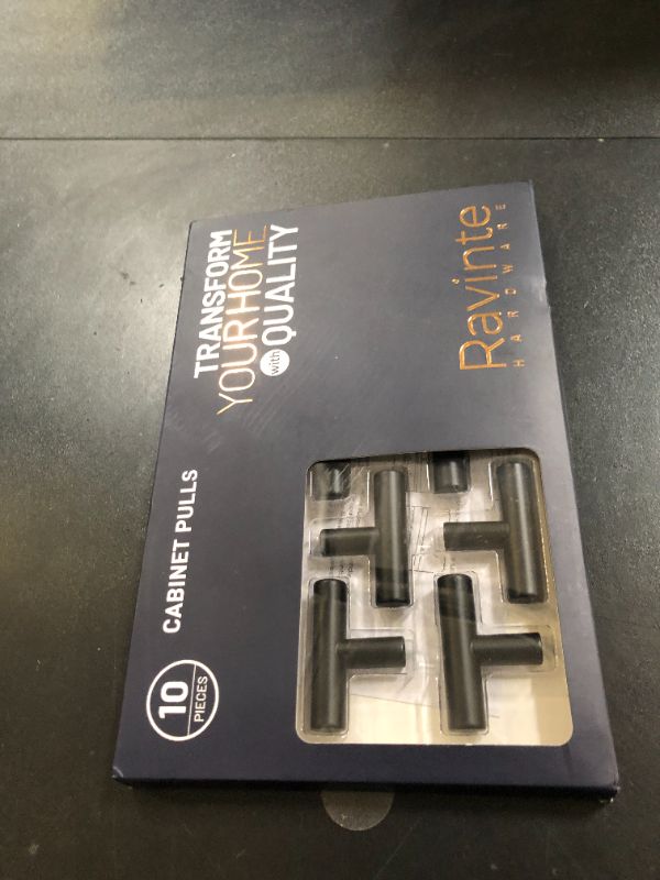 Photo 1 of 10 Pack 2 inch Cabinet Pulls Matte Black Stainless Steel Kitchen Drawer Pulls Cupboard Handles Cabinet Handles