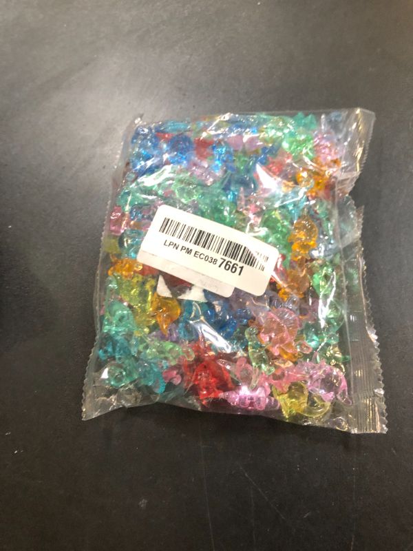 Photo 1 of FXMHEHBB 180 Pieces Mini Dinosaur Figures, Multi-Colored Small Acrylic Dinosaur Toys Vase Filler Dino Party Decorations Goodie Bag Stuffers