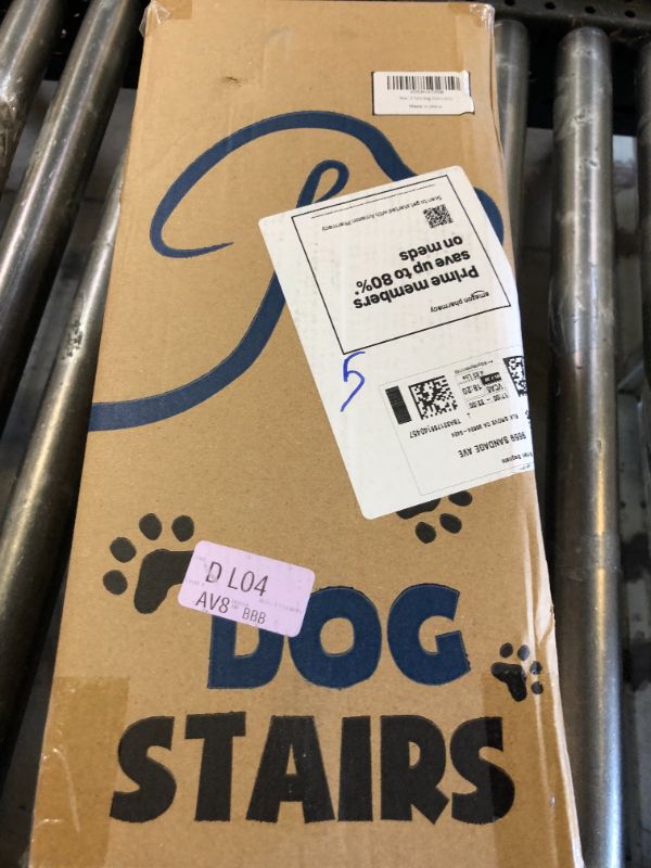 Photo 1 of 3 Tiers Dog Ramp and Stairs for Beds Or Couches - Non-Slip Sturdy Pet Steps - for Small Dogs to get on High Bed