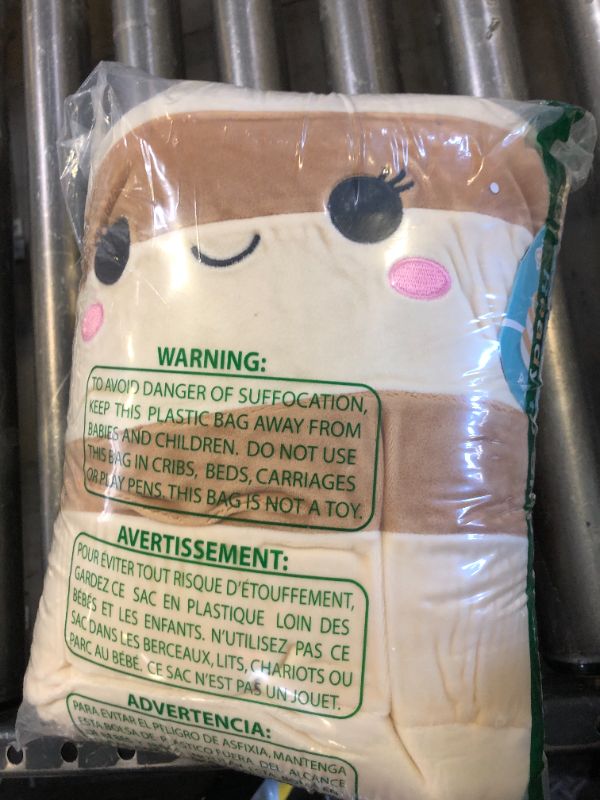 Photo 1 of Squishmallows Original 12-Inch Rayen Pancake 3-Stack with Butter Flower - Medium-Sized Ultrasoft Official Jazwares Plush